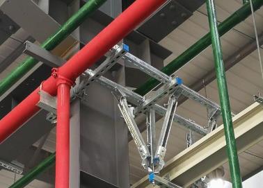 德阳市该抗震支架的整体式支吊架结构协调性好